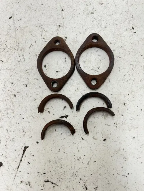 81 1981 Honda XL500S Xl 500 s OEM Exhaust Flange Header Shims Hanger Clamp READ