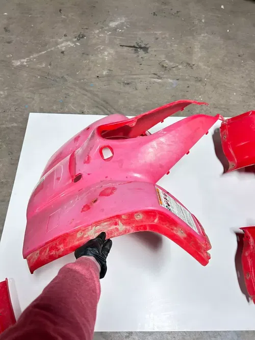 2002 02 Honda Rancher 350 TRX350FM 4x4 OEM Front Rear Fender Plastics Body READ