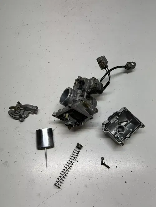 1999 99 Kawasaki KX125 Kx 125 OEM Carb Carburetor Bowl Float Slide Sensor READ