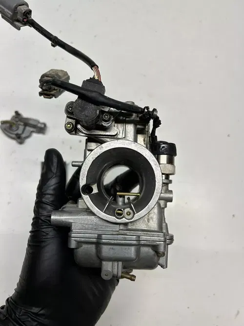 1999 99 Kawasaki KX125 Kx 125 OEM Carb Carburetor Bowl Float Slide Sensor READ