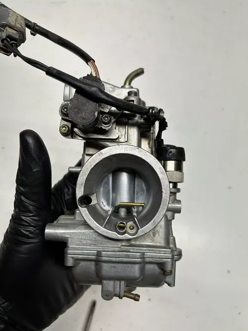 1999 99 Kawasaki KX125 Kx 125 OEM Carb Carburetor Bowl Float Slide Sensor READ