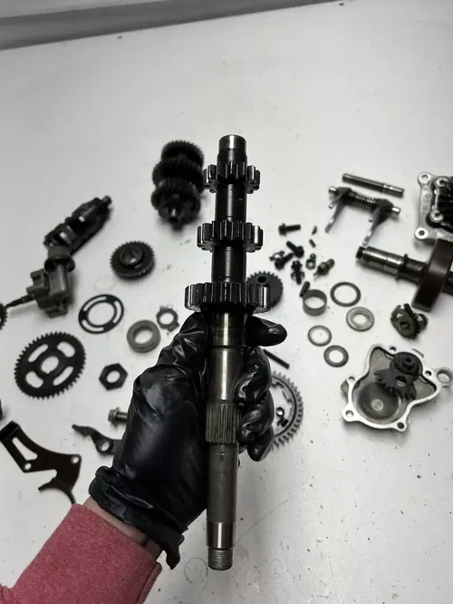 2008 08 Yamaha Grizzly 700 4x4 YFM700 OEM LOT Trans Transmission Gear Shaft Fork