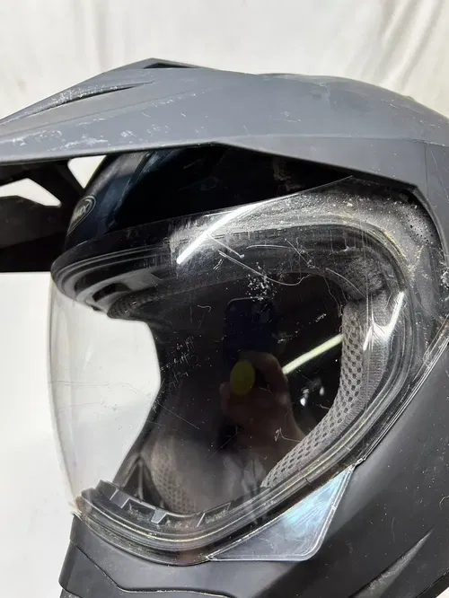 GMAX 11S Dual-Sport Snow ATV Helmet Matte Black Shield XXL FMVSS 218 63-64cm