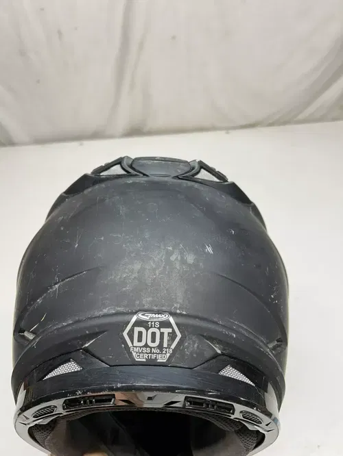 GMAX 11S Dual-Sport Snow ATV Helmet Matte Black Shield XXL FMVSS 218 63-64cm