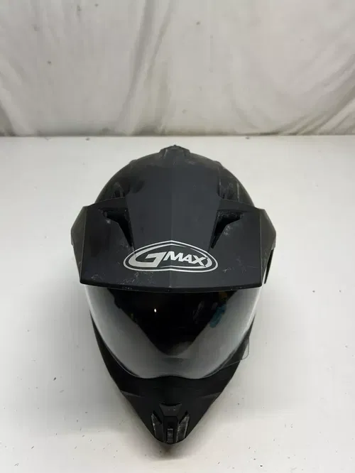 GMAX 11S Dual-Sport Snow ATV Helmet Matte Black Shield XXL FMVSS 218 63-64cm