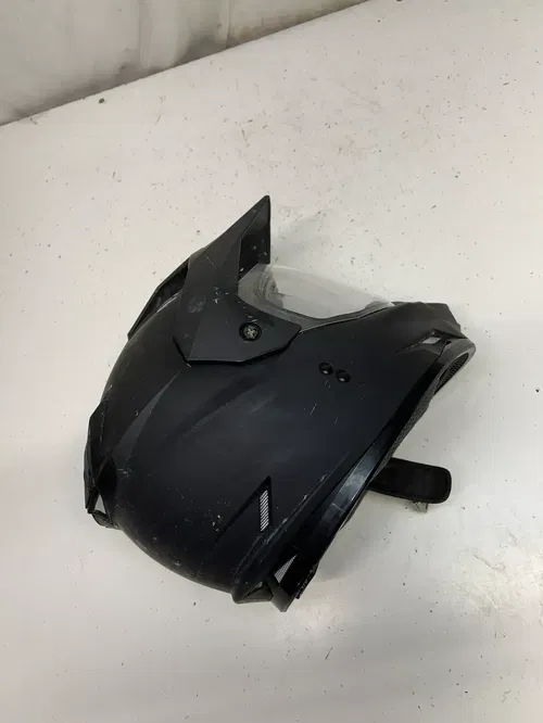 GMAX 11S Dual-Sport Snow ATV Helmet Matte Black Shield XXL FMVSS 218 63-64cm