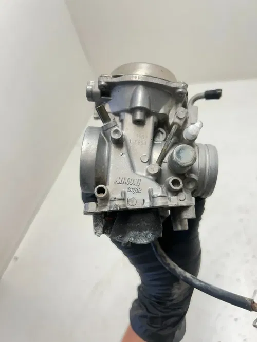 99 1999 Suzuki King Quad 300 LTF 4x4 OEM Carb Carburetor Bowl Body Slide Float