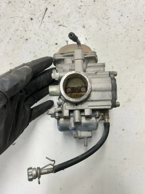 99 1999 Suzuki King Quad 300 LTF 4x4 OEM Carb Carburetor Bowl Body Slide Float