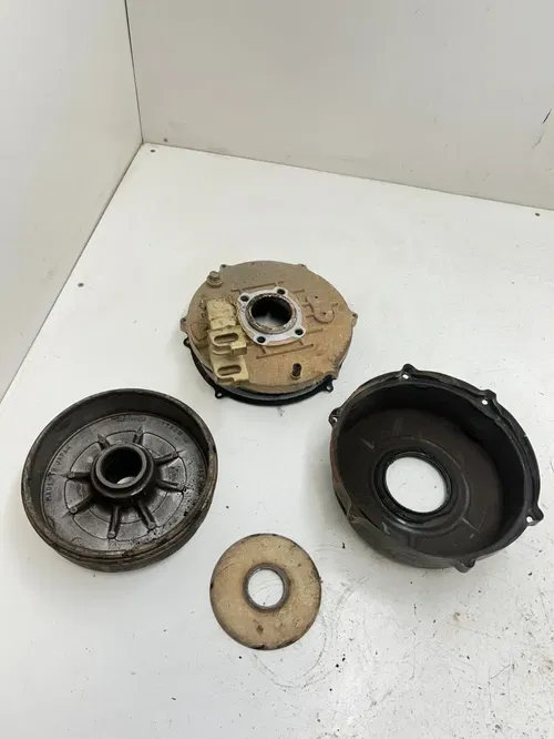 97 1997 Kawasaki Prairie 400 KVF400a 4x4 OEM Rear Axle Carrier Brake Drum Assemb