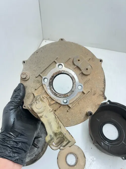 97 1997 Kawasaki Prairie 400 KVF400a 4x4 OEM Rear Axle Carrier Brake Drum Assemb