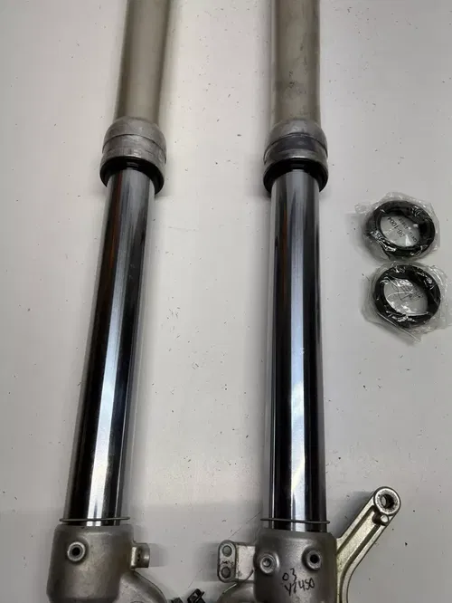 2003 03 YAMAHA YZ450F Yz 450 f Forks Fork Suspension Tube Spring Seals READ DESC