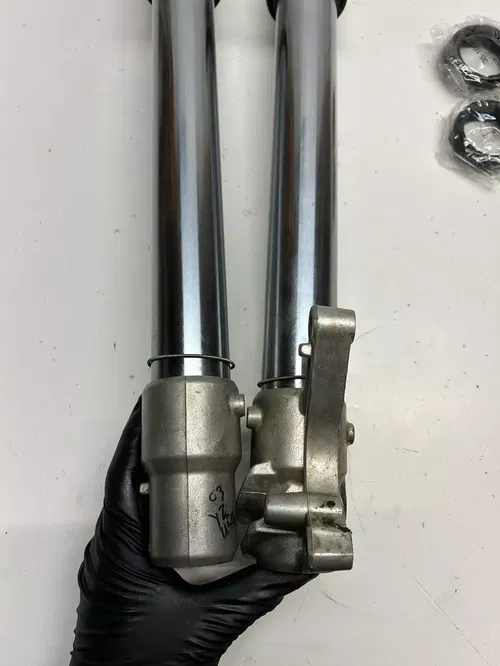 2003 03 YAMAHA YZ450F Yz 450 f Forks Fork Suspension Tube Spring Seals READ DESC