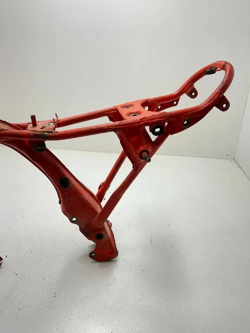 84 1984 Honda XR80 Xr 80 OEM Red Main Frame Body Assembly Chassis BOS!