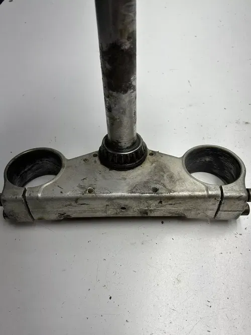 91 1991 KTM 300 SX MXC DXC OEM Triple Clamp Tree Upper Lower Clamps Post Bar