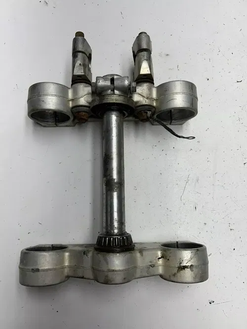 91 1991 KTM 300 SX MXC DXC OEM Triple Clamp Tree Upper Lower Clamps Post Bar