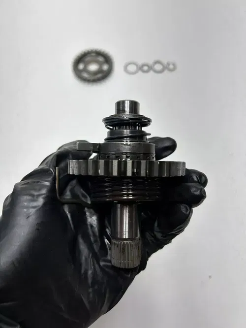 08 2008 Yamaha WR450F Wr 450 f OEM Kickstart Gear Shaft Spring Idler Kick Start