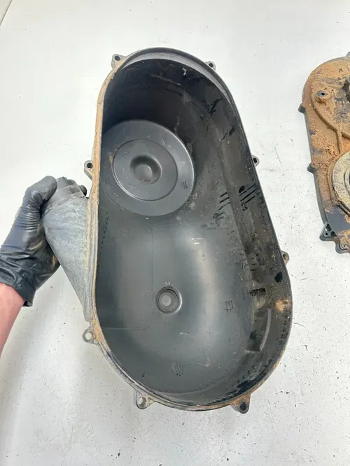 20 2010 Polaris Ranger 800 XP 4x4 OEM Inner Outer Clutch Cover Guard Belt