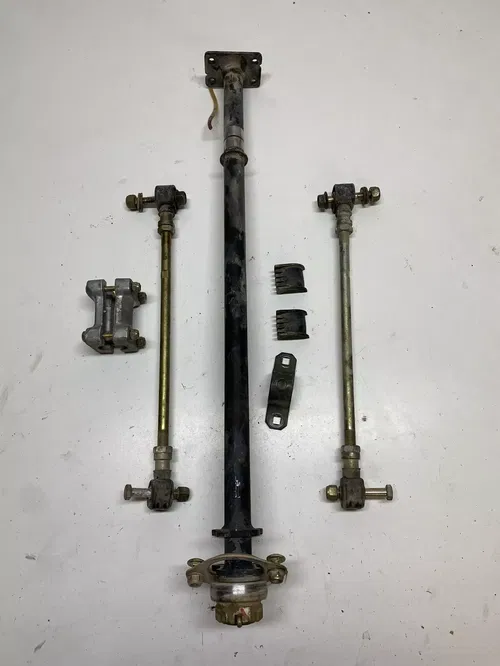 2005 05 Polaris Sportsman 800 Twin Steering Shaft Stem Post Tie Rods Guide GOOD!