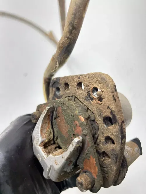 1995 95 Kawasaki KX100 kx 100 OEM Front Brake Caliper Master Cylinder Lever