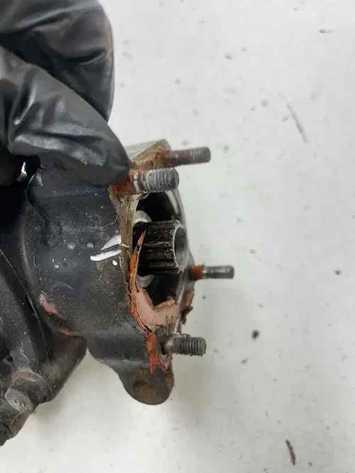 84 1984 Yamaha Tri Moto 225 DX YTM225DXL OEM GOOD Rear Diff Differential Final D