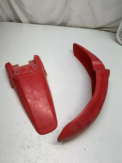 2006 06 Honda Crf80f CRF 80 F OEM Front Fender Rear Back Plastic Shroud Fairing
