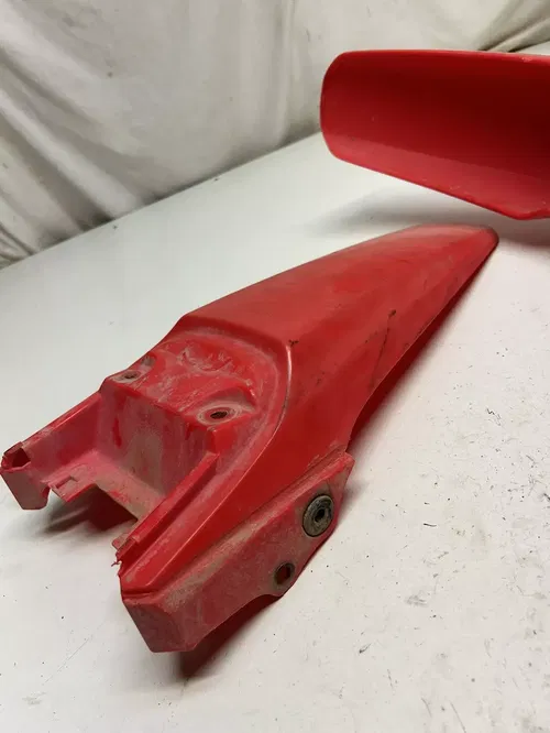 2006 06 Honda Crf80f CRF 80 F OEM Front Fender Rear Back Plastic Shroud Fairing