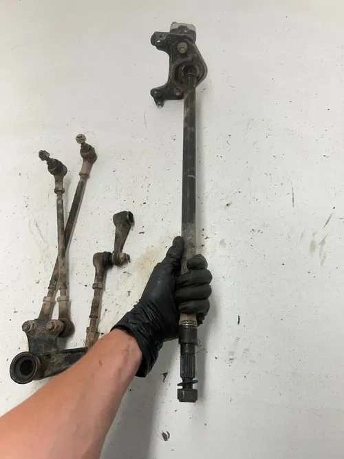 87 1987 Honda Fourtrax Trx 350 TRX350 OEM GOOD Steering Shaft Post Tie Rod Bar