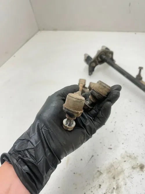 87 1987 Honda Fourtrax Trx 350 TRX350 OEM GOOD Steering Shaft Post Tie Rod Bar
