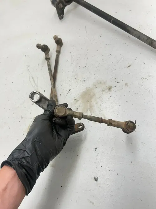 87 1987 Honda Fourtrax Trx 350 TRX350 OEM GOOD Steering Shaft Post Tie Rod Bar