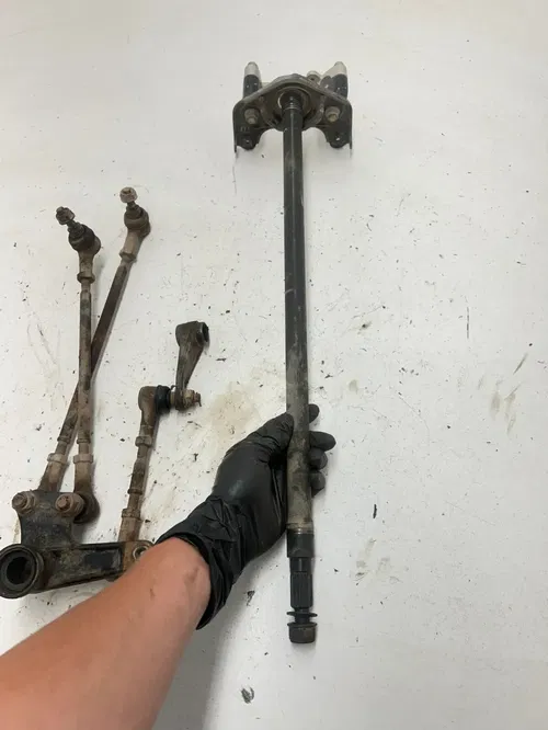87 1987 Honda Fourtrax Trx 350 TRX350 OEM GOOD Steering Shaft Post Tie Rod Bar