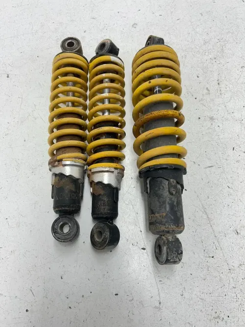 02 2002 Polaris Scrambler 90 2 Stroke OEM Front Rear L R Shock Suspension Spring