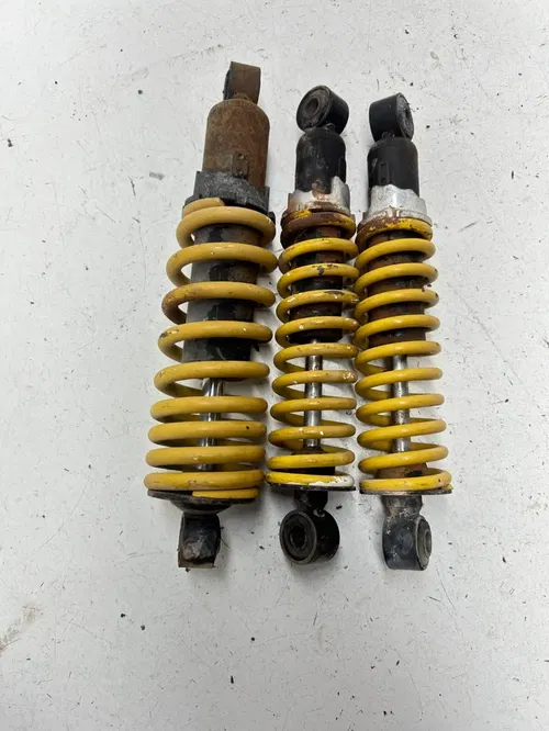 02 2002 Polaris Scrambler 90 2 Stroke OEM Front Rear L R Shock Suspension Spring
