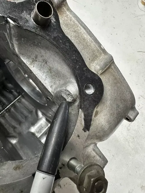 1980 80 Honda XL500S Xl 500 OEM Crankcase Cases Case Engine Motor READ DESCRIPT