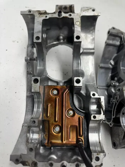 1980 80 Honda XL500S Xl 500 OEM Crankcase Cases Case Engine Motor READ DESCRIPT