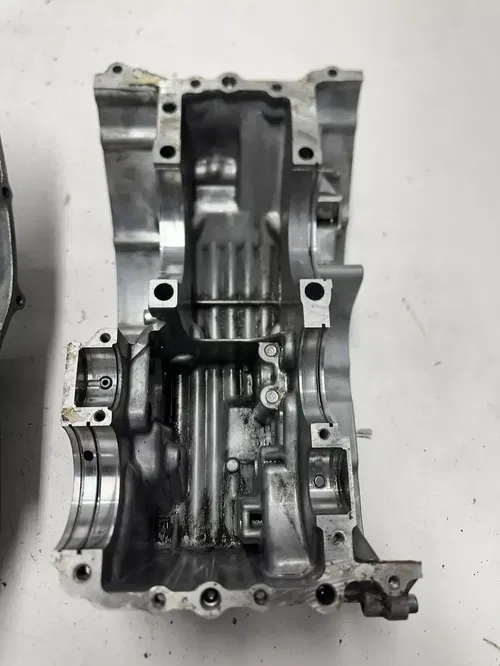 1980 80 Honda XL500S Xl 500 OEM Crankcase Cases Case Engine Motor READ DESCRIPT