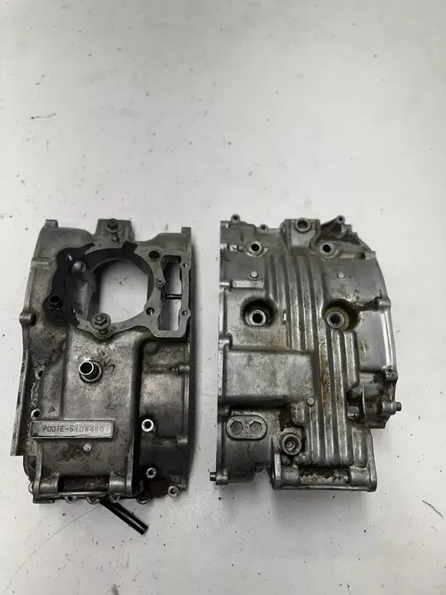 1980 80 Honda XL500S Xl 500 OEM Crankcase Cases Case Engine Motor READ DESCRIPT