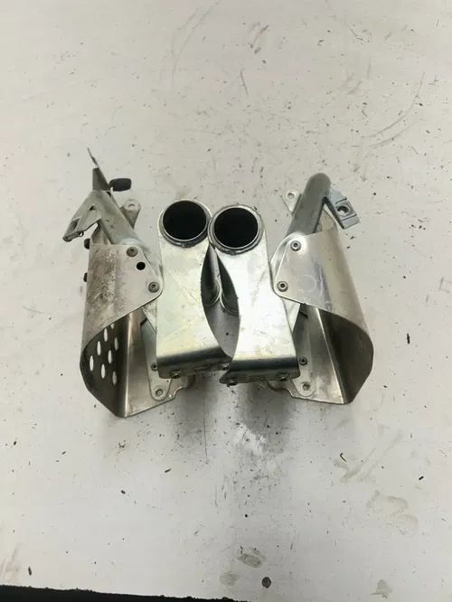 08 2008 Yamaha Phazer MTX 500 Pz50 OEM GOOD Left Right Foot Wells Rest Foot Pegs