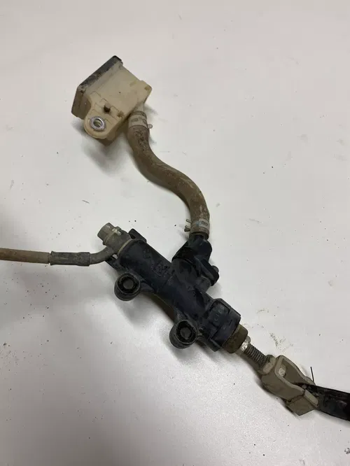 09 2009 Arctic Cat 250 Complete Rear Caliper Lines Brake Master Cylinder Lever