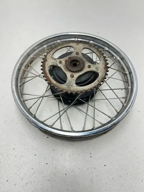 82 1982 Honda XR80 Xr 80 OEM SLIGHT WOBBLE Rear Back Wheel Rim Hub 14 X 1.6 READ