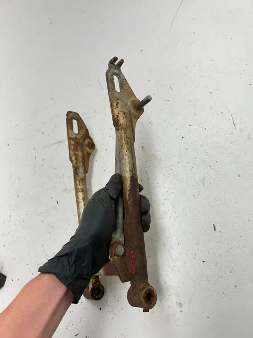 72 1972 Honda SL70 sl 70 OEM Swing Arm Swingarm Stay arm Chain Guard READ