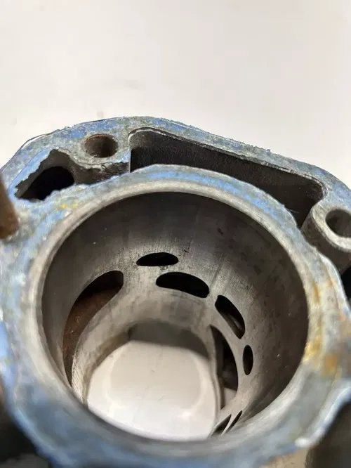 1985 85 HUSQVARNA WR125 wr 125 OEM Cylinder Head Jug 55MM Bore  Free Ship ￼