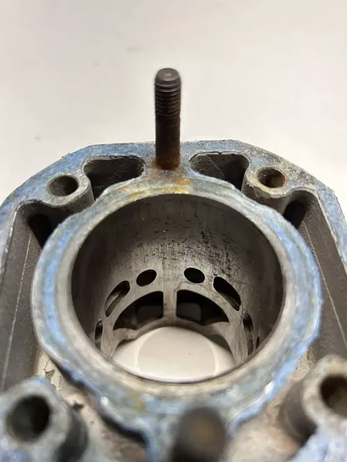 1985 85 HUSQVARNA WR125 wr 125 OEM Cylinder Head Jug 55MM Bore  Free Ship ￼