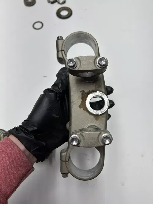 08 2008 Yamaha WR450F Wr 450 f OEM Triple Clamp Tree Upper Lower Clamps Post