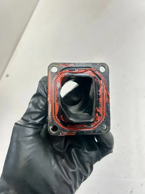 1999 99 Yamaha YZ80 Yz 80 OEM LOT Reed Cage Intake Boot Rubber Mount Block