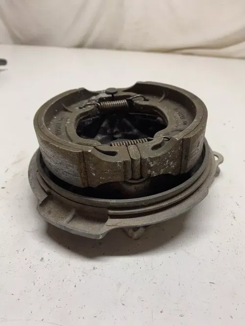 1993 93 Yamaha XT350B xt 350 Good Rear Back Brake Hub Drum Arm Free Ship