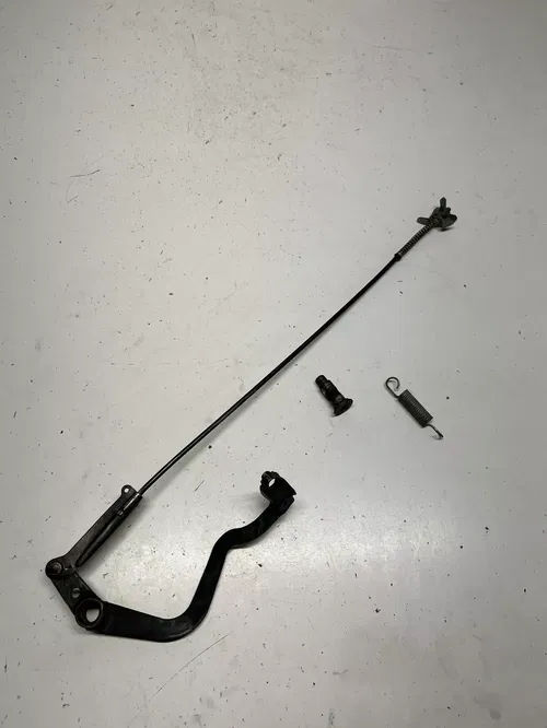 1983 83 Honda XR500R Xr 500 R xr OEM LOT GOOD! Read Back Brake Pedal Arm Rod Bar
