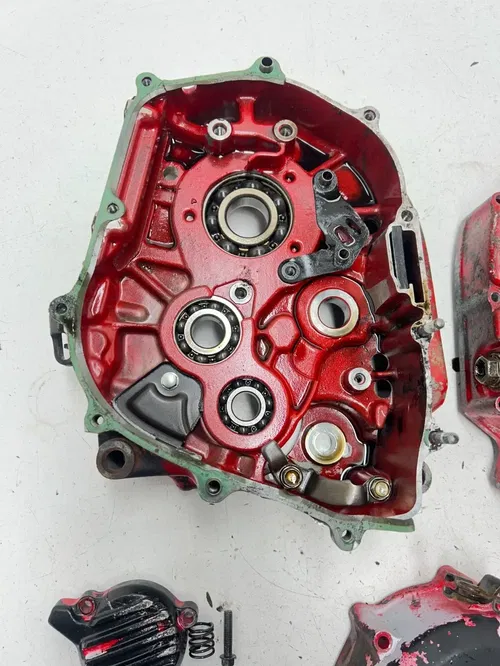86 1986 Honda XL250R Xl 250 R OEM Crankcase Cases Clutch Cover Engine Motor Case