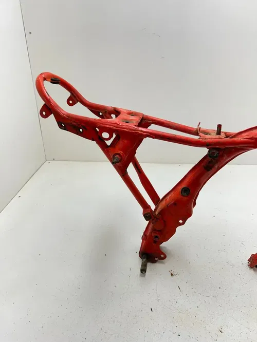 84 1984 Honda XR80 Xr 80 OEM Red Main Frame Body Assembly Chassis BOS!