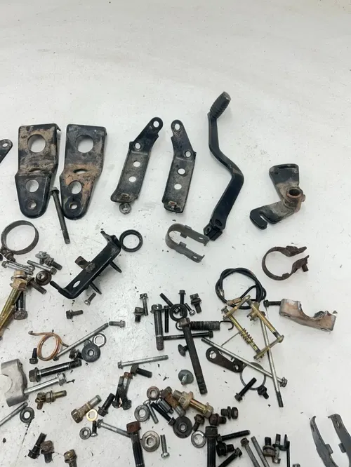 02 2002 Kawasaki Bayou 220 KLF220 2x4 OEM Bolt Clamp Engine Motor Hardware Mount