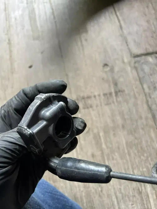 1989 KX80 Throttle Assembly Slide Needle Perch Cable KAWASAKI KX 80
